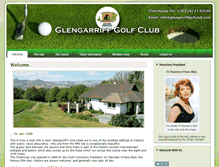 Tablet Screenshot of glengarriffgolfclub.com